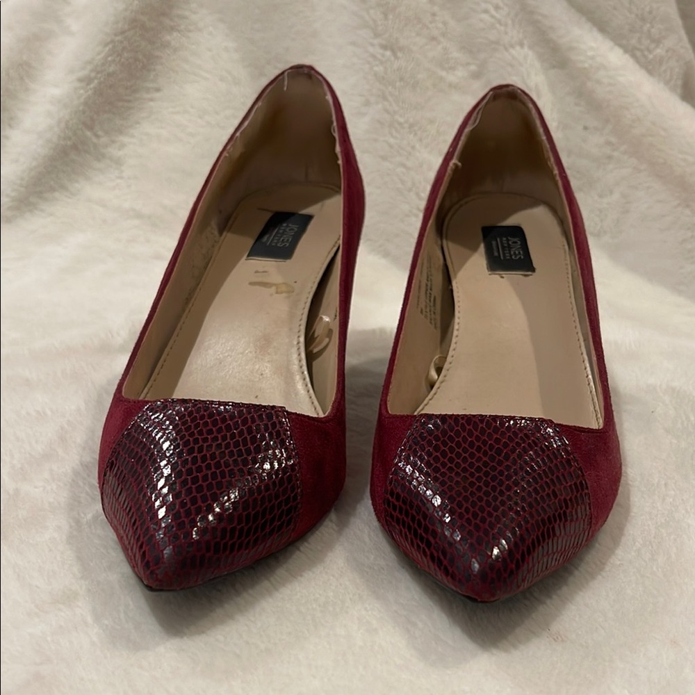 Elegant Burgundy Women's Shoes